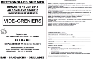 Vide grenier 15 juin